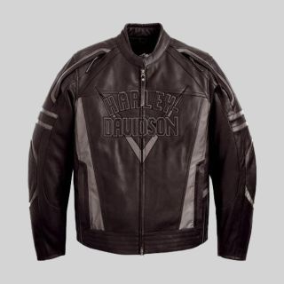 Braune Lederjacke für Herren von Harley Davidson