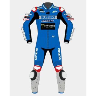 Alex Rins Suzuki MotoGP Lederbekleidung 2021
