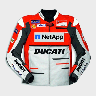 Ducati Corse 18 Motogp-Lederjacke