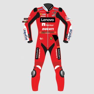 Francesco Bagnaia Ducati Motorrad-Lederkombi MotoGP 2022