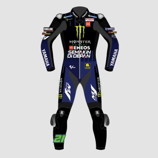 Franco Morbidelli Yamaha Leder-Rennlederkombi MotoGP 2022