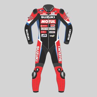 Gregg Schwarzer Suzuki Racing Lederanzug 2021
