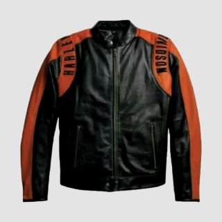 Klassische Lederjacke für Herren von Harley Davidson