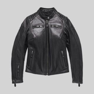 Harley Davidson Damen Totenkopf-Lederjacke
