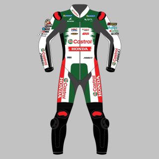 Johann Zarco Honda Castrol Rennlederanzug 2025