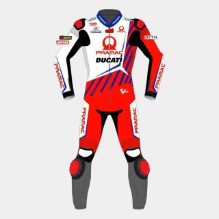 Jorge Martin Motorradanzug Ducati Pramac 2021