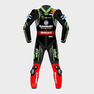 Kawasaki Ninja Motorrad Lederkombi