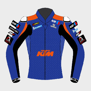 KTM Racing Oliveira Syahrin MotoGP-Leder-Bikerjacke
