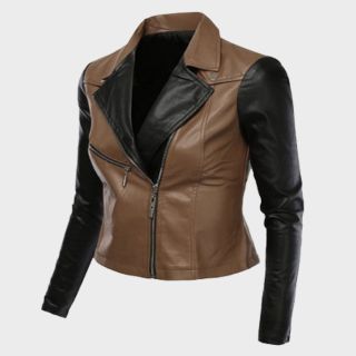 Stilvolle Damen Lederjacke