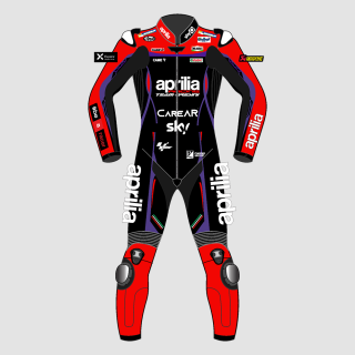 Maverick Vinales Aprilia Rennanzug MotoGP 2023