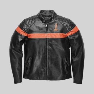 Victory Sweep Harley Davidson Lederjacke für Herren