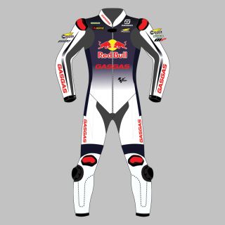 Pedro Acosta Red Bull Motorrad-Lederanzug Britischer GP 2024