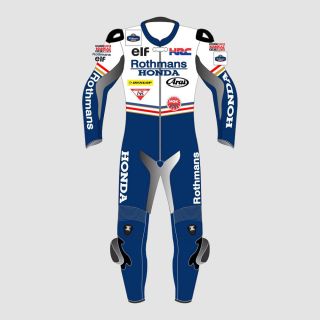 Rothmans Honda Lederkombi