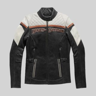 Damen HD Triple Vent Miss Enthusiast II Lederjacke